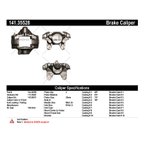 Centric 141.35528 Disc Brake Caliper - Rear Left - view 6