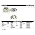 Centric 141.38012 Disc Brake Caliper - Front Left - view 6