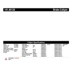 Centric 141.40128 Disc Brake Caliper - Front Left - view 7
