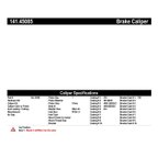 Centric 141.45085 Disc Brake Caliper - Front Right - view 7