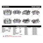 Centric 141.51015 Disc Brake Caliper - Front Right - view 8