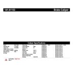 Centric 141.61153 Disc Brake Caliper - Front Right - view 8