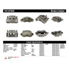 Centric 141.67045 Disc Brake Caliper - Front Right - view 8