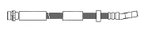 Centric 150.20310 Brake Hydraulic Hose - Rear - view 8