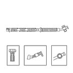 Centric 150.22002 Brake Hydraulic Hose - Front Left Lower - view 8
