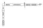 Centric 150.22009 Brake Hydraulic Hose - Front Right - view 8