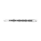 Centric 150.34016 Brake Hydraulic Hose - Front - view 8