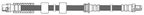 Centric 150.34026 Brake Hydraulic Hose - Front - view 2