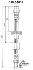 Centric 150.35011 Brake Hydraulic Hose - Front - view 1