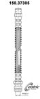 Centric 150.37305 Brake Hydraulic Hose - Rear - view 1