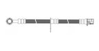 Centric 150.40102 Brake Hydraulic Hose - Front - view 6