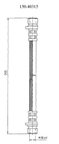 Centric 150.40315 Brake Hydraulic Hose - Rear - view 1
