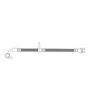 Centric 150.40351 Brake Hydraulic Hose - Rear - view 8
