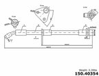 Centric 150.40354 Brake Hydraulic Hose - Rear Left - view 1