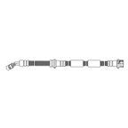 Centric 150.42034 Brake Hydraulic Hose - Front - view 7