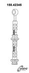 Centric 150.42345 Brake Hydraulic Hose - Rear Left - view 1