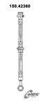 Centric 150.42360 Brake Hydraulic Hose - Rear Left - view 1