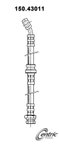 Centric 150.43011 Brake Hydraulic Hose - Front - view 1