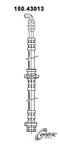 Centric 150.43013 Brake Hydraulic Hose - Front - view 1