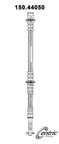 Centric 150.44050 Brake Hydraulic Hose - Front - view 1