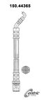 Centric 150.44365 Brake Hydraulic Hose - Rear - view 1
