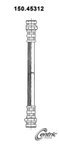 Centric 150.45312 Brake Hydraulic Hose - Rear or Rear Left - view 1