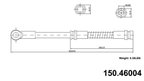 Centric 150.46004 Brake Hydraulic Hose - Front - view 1