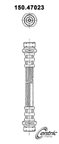 Centric 150.47023 Brake Hydraulic Hose - Rear - view 1