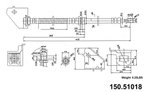 Centric 150.51018 Brake Hydraulic Hose - Front Left - view 1