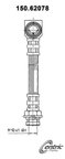 Centric 150.62078 Brake Hydraulic Hose - Front - view 1