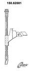 Centric 150.62081 Brake Hydraulic Hose - Front Left - view 1