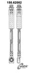 Centric 150.62082 Brake Hydraulic Hose - Front Right or Rear Left Lower - view 1