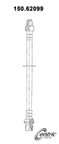 Centric 150.62099 Brake Hydraulic Hose - Front - view 1