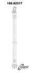 Centric 150.62317 Brake Hydraulic Hose - Rear Lower - view 1