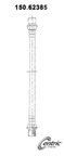 Centric 150.62385 Brake Hydraulic Hose - Rear - view 1