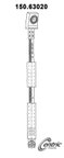 Centric 150.63020 Brake Hydraulic Hose - Front Left - view 1