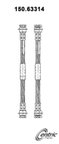 Centric 150.63314 Brake Hydraulic Hose - Rear or Rear Upper - view 1