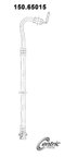 Centric 150.65015 Brake Hydraulic Hose - Front Right - view 1