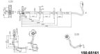 Centric 150.65161 Brake Hydraulic Hose - Front Right - view 1