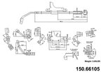 Centric 150.66105 Brake Hydraulic Hose - Front Right - view 1