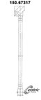 Centric 150.67317 Brake Hydraulic Hose - Rear - view 1