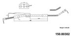 Centric 150.80302 Brake Hydraulic Hose - Rear Right or Rear Right Lower - view 3