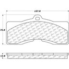 Centric 300.00080 Disc Brake Pad Set - Front or Rear - view 7