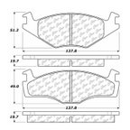 Centric 300.02800 Disc Brake Pad Set - Front - view 5