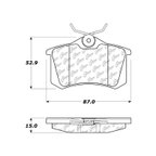 Centric 300.03340 Disc Brake Pad Set - Front - view 6