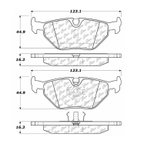 Centric 300.03960 Disc Brake Pad Set - Rear - view 5