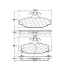 Centric 300.04130 Disc Brake Pad Set - Rear - view 5
