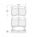 Centric 300.04660 Disc Brake Pad Set - Front - view 5