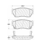 Centric 300.05100 Disc Brake Pad Set - Front or Rear - view 5