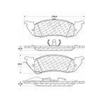 Centric 300.05290 Disc Brake Pad Set - Front - view 7
